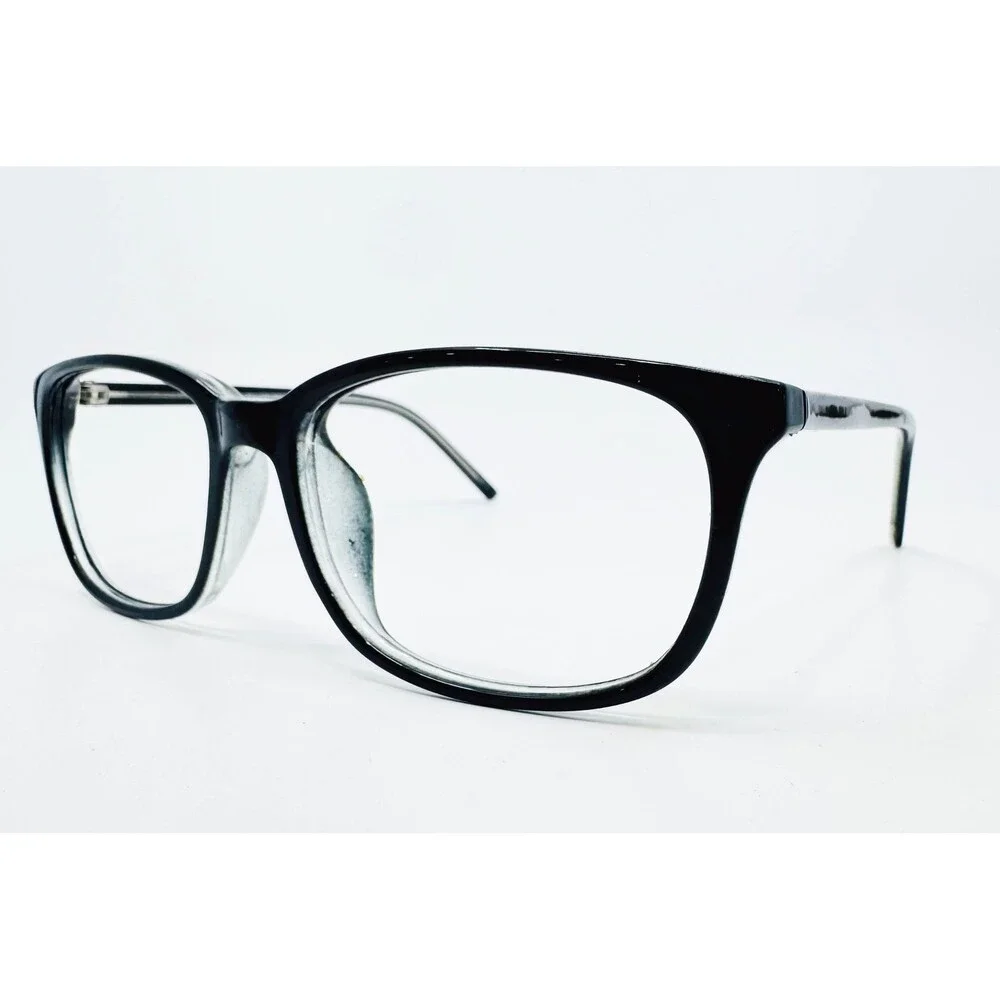 Modern Optical Eyeglass Frames Mens Black Clear MP4003 54-16-140